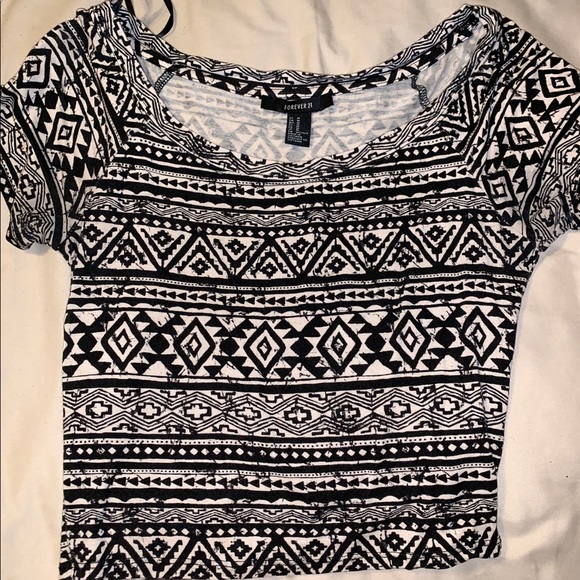 Tribal Crop Top - Picture 1 of 2